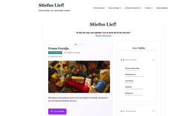 Schermafbeelding van stiefuslief.nl