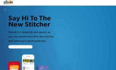 Schermafbeelding van stitcher.com