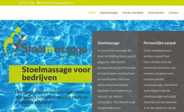 Schermafbeelding van stoelmassageaandevliet.nl
