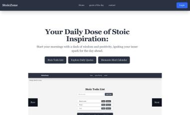 Schermafbeelding van stoiczone.com