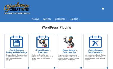 Schermafbeelding van stonehengecreations.nl