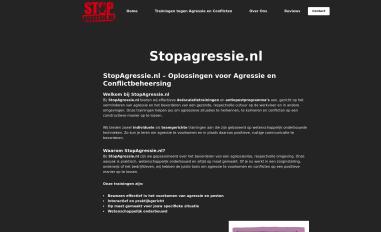 Schermafbeelding van stopagressie.nl