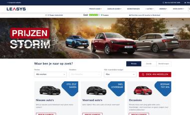 Schermafbeelding van store.leasys.com