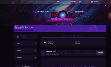 Schermafbeelding van store.voidcraftmc.net