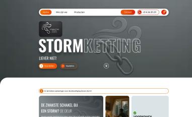 Schermafbeelding van stormketting.nl