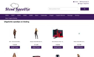 Schermafbeelding van stoutspeeltje.nl