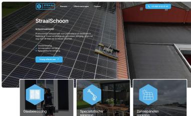 Schermafbeelding van straalschoon.nl