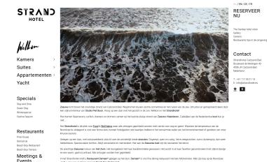 Schermafbeelding van strandhotel.eu