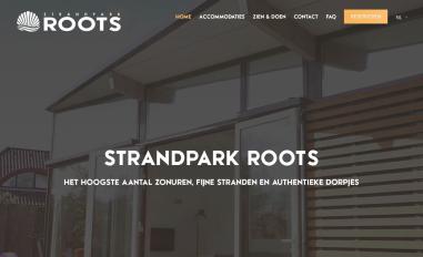 Schermafbeelding van strandparkroots.nl