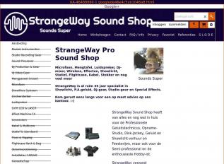 Schermafbeelding van strangeway.nl