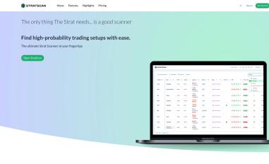 Schermafbeelding van stratscan.io