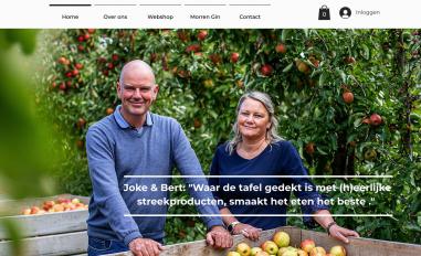Schermafbeelding van streekproductenmorren.be