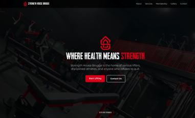 Schermafbeelding van strengthhousebrugge.netlify.app