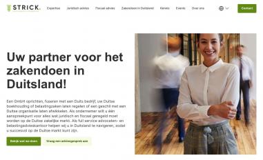 Schermafbeelding van strick.nl