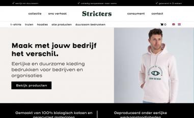 Schermafbeelding van stricters.com