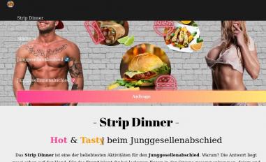 Schermafbeelding van stripdinner.de