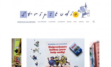 Schermafbeelding van stripstudio.nl