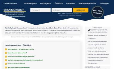 Schermafbeelding van strom-gas24.de