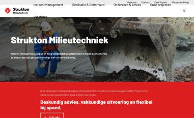 Schermafbeelding van struktonmilieutechniek.nl