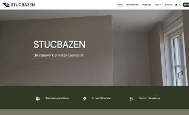 Schermafbeelding van stucbazen.nl