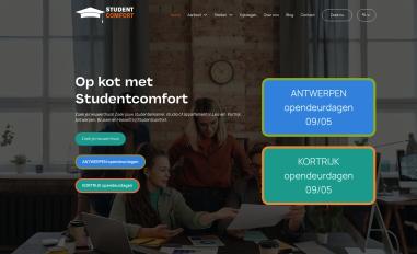 Schermafbeelding van studentcomfort.be