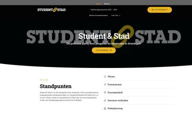 Schermafbeelding van studentenstad.nl