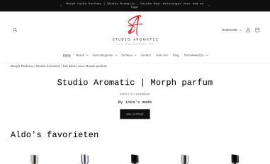 Schermafbeelding van studioaromatic.com