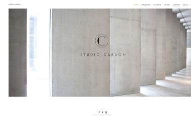 Schermafbeelding van studiocarbon.be