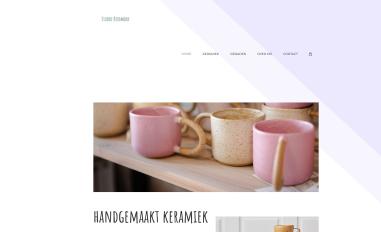 Schermafbeelding van studiokeramikk.nl