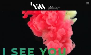 Schermafbeelding van studiokimvandam.nl