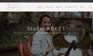 Schermafbeelding van studiokoket.nl