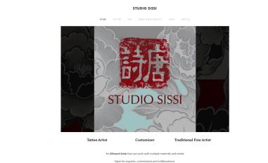 Schermafbeelding van studiosissi.com