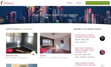 Schermafbeelding van studioslosangeles.com