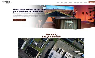 Schermafbeelding van studiostream.nl