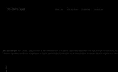 Schermafbeelding van studiotempel.nl