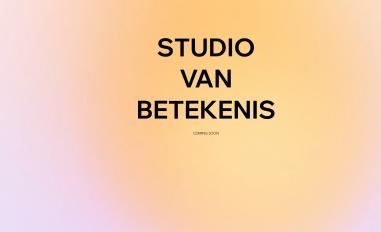 Schermafbeelding van studiovanbetekenis.nl