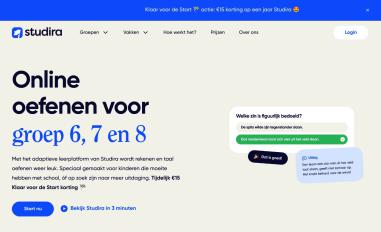 Schermafbeelding van studira.nl