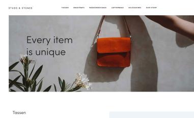 Schermafbeelding van studsandstones.nl