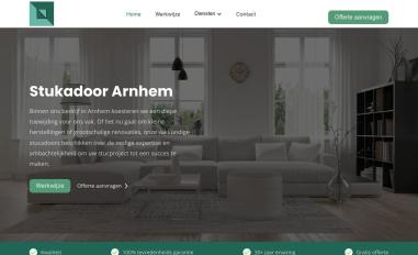 Schermafbeelding van stukadoorsbedrijf-arnhem.nl