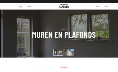 Schermafbeelding van stukadoorsbedrijfausma.nl