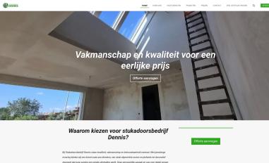 Schermafbeelding van stukadoorsbedrijfdennis.nl