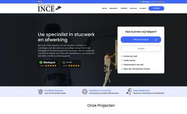 Schermafbeelding van stukadoorsbedrijfince.nl