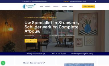 Schermafbeelding van stukadoorsbedrijfterhechte.nl