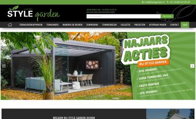 Schermafbeelding van stylegarden.nl