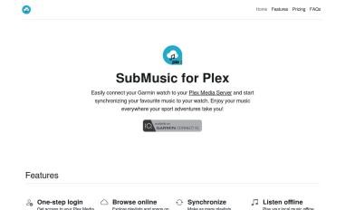 Schermafbeelding van submusic.nl