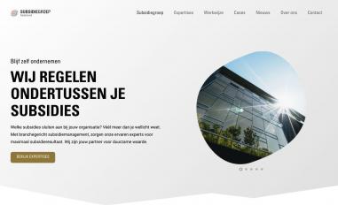Schermafbeelding van subsidiegroep.nl