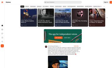 Schermafbeelding van substack.com