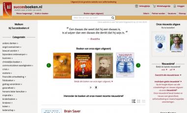Schermafbeelding van succesboeken.nl