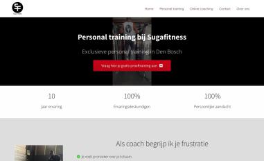 Schermafbeelding van sugafitness.nl