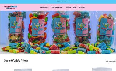Schermafbeelding van sugarworld.nl